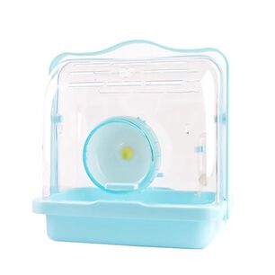 Jaula Transportadora Para Hamsters Ornamental Celeste