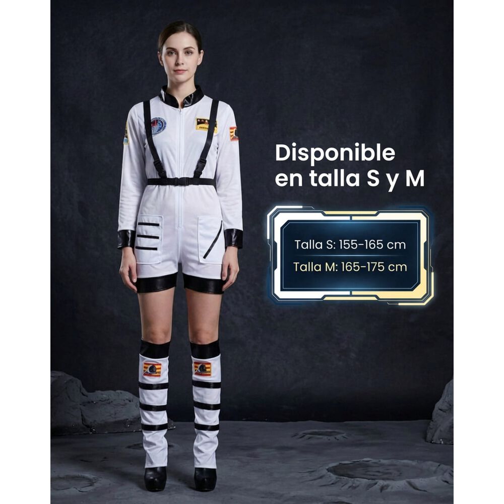 Disfraz Astronauta Cosplay Juego Rol Traje Espacial Ni&ntilde;os image number 15.0