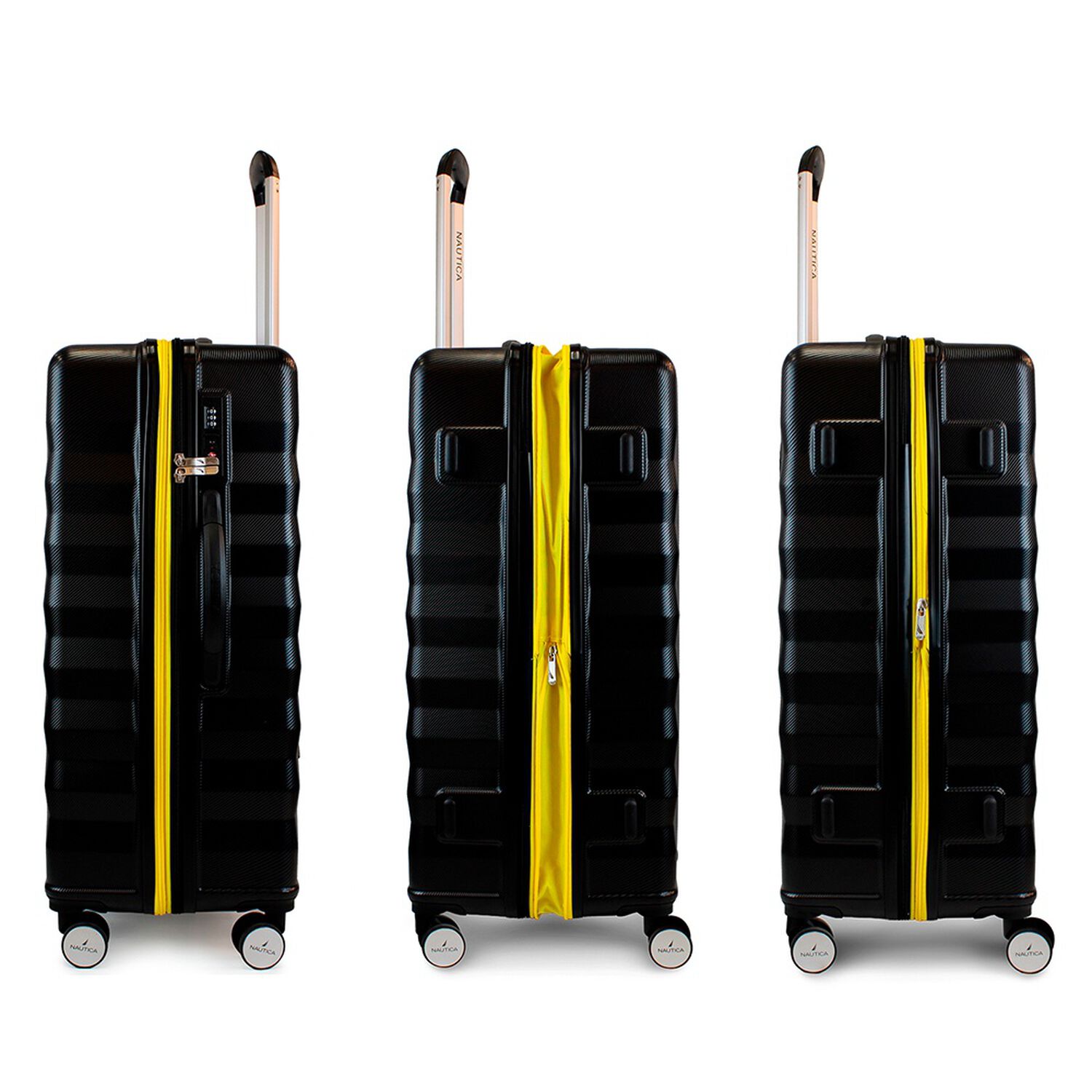 Pack 2 Maletas Nautica S+l Polonia 10kg Y 23kg Negra image number 5.0