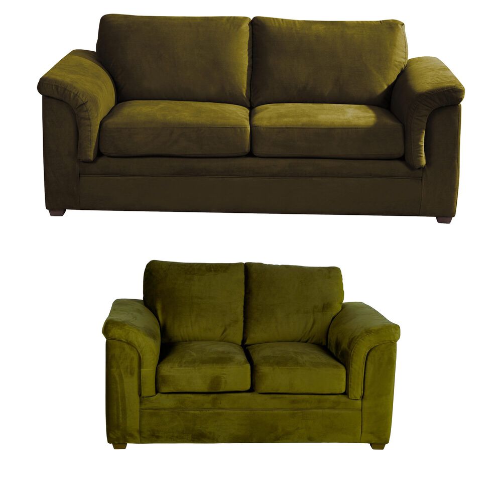 Living Ancona 3-2 Tela Velvet Verde image number 0.0