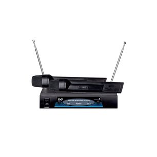 Pack De 2 Micr&oacute;fonos Inal&aacute;mbricos Vhf Pro Wm-787 Audio Hd