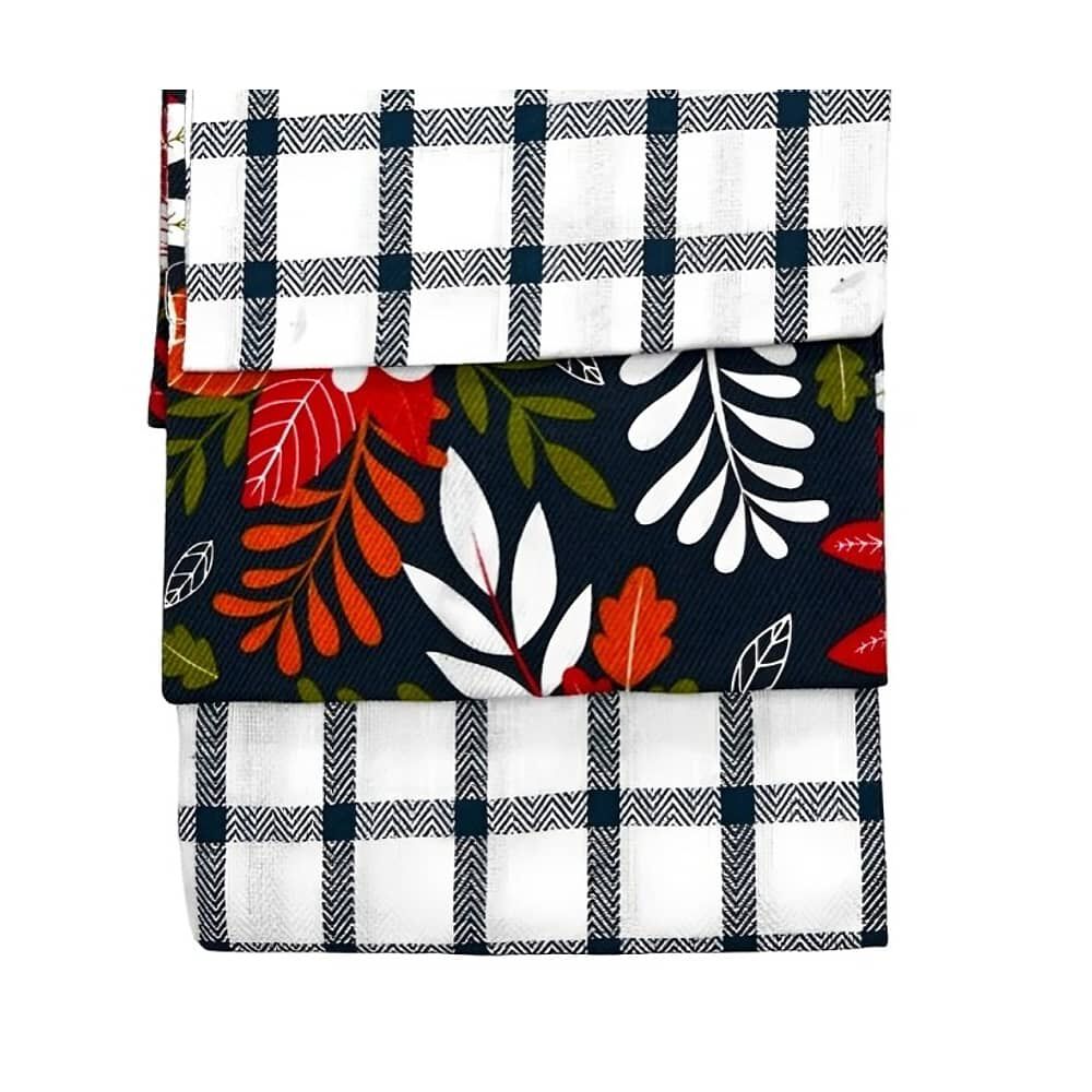 Set 3 Pa&ntilde;os De Cocina Happy Cook Azul image number 2.0