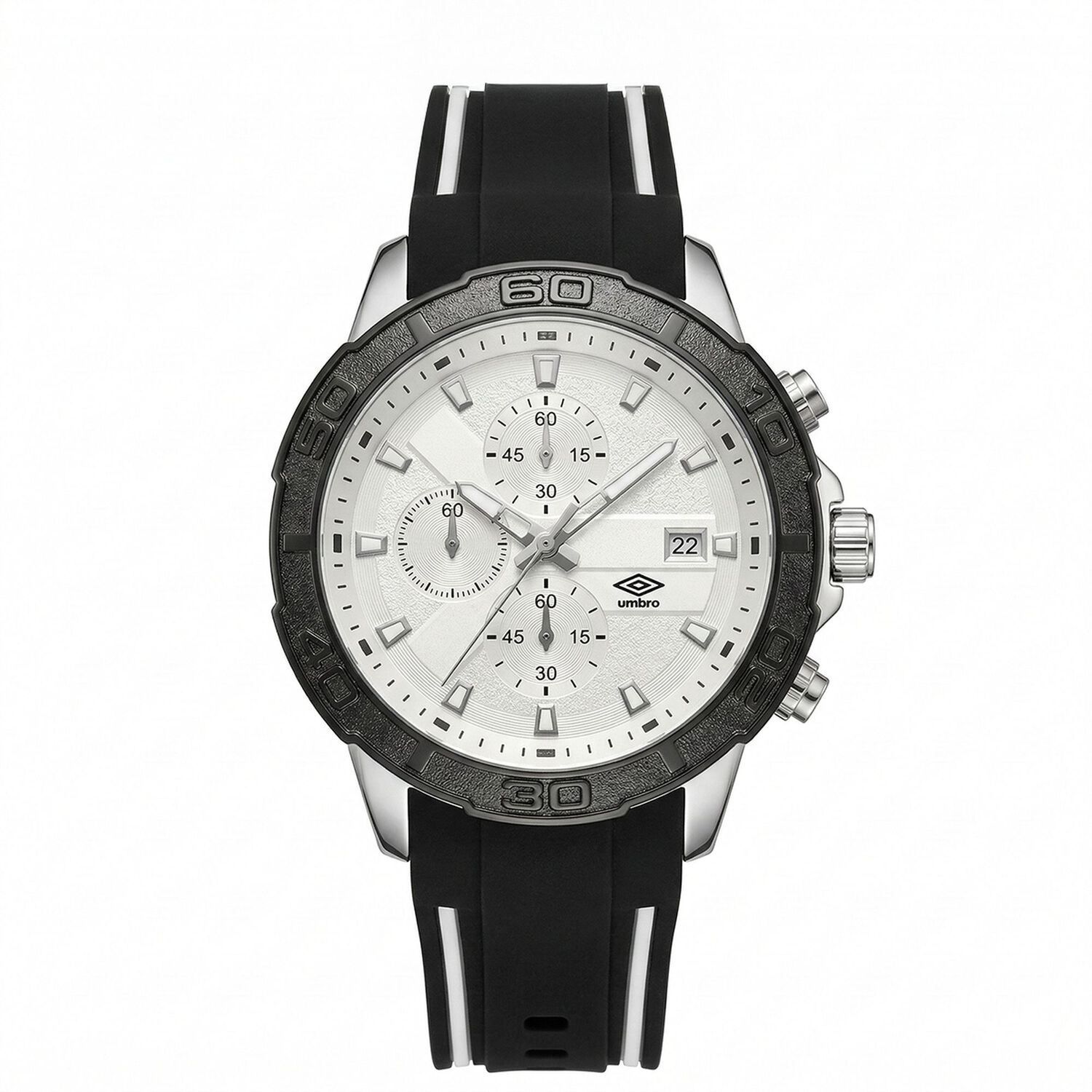 Reloj An&aacute;logo Hombre Umbro Plus Negro/blanco Umbp-1500-109 image number 2.0