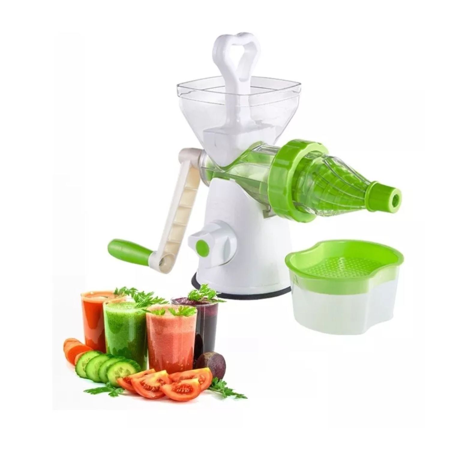 Juguera Manual Verde 35cm Ideal Para Exprimir Frutas image number 1.0