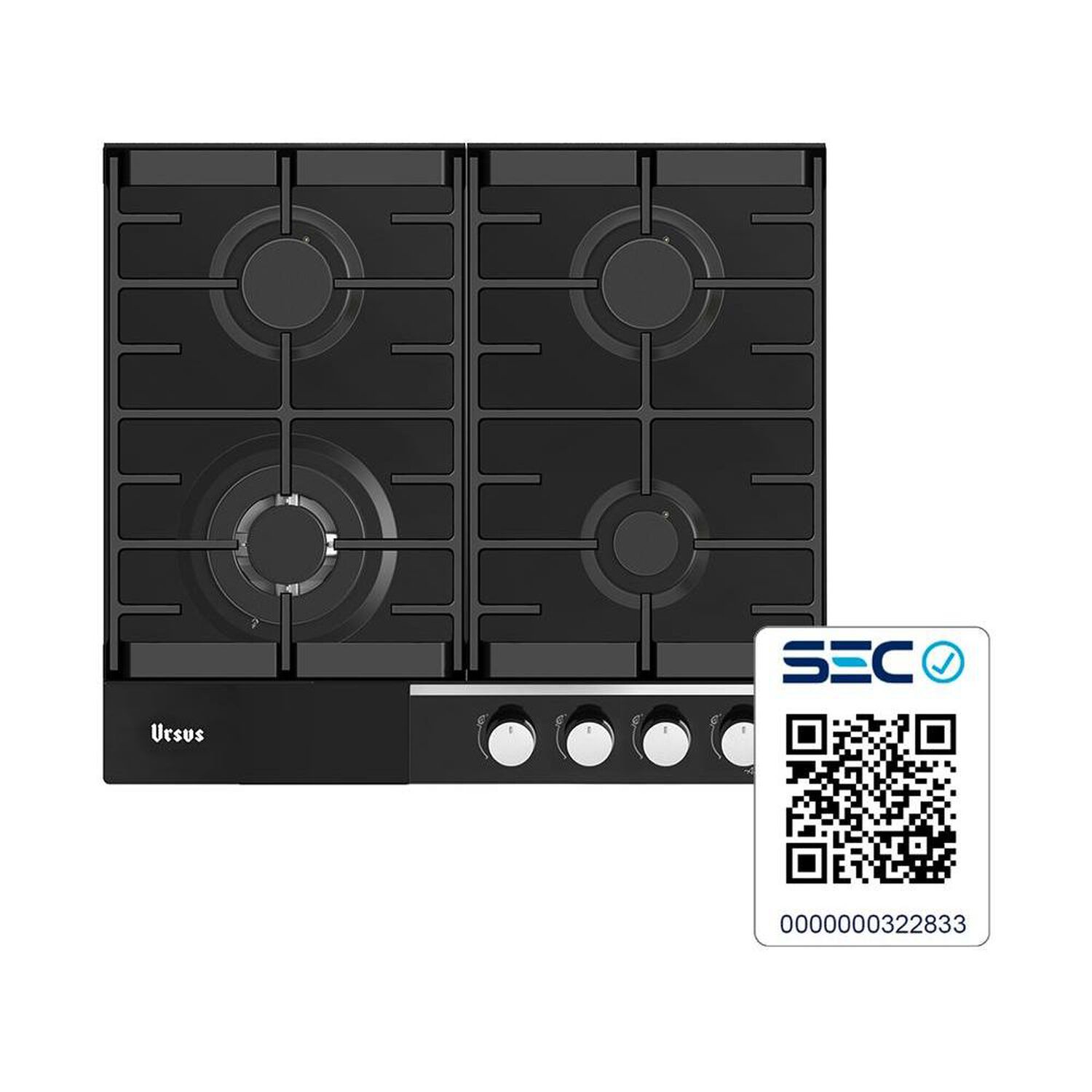 Encimera A Gas Ursus Trotter GG60T / 4 Quemadores image number 2.0
