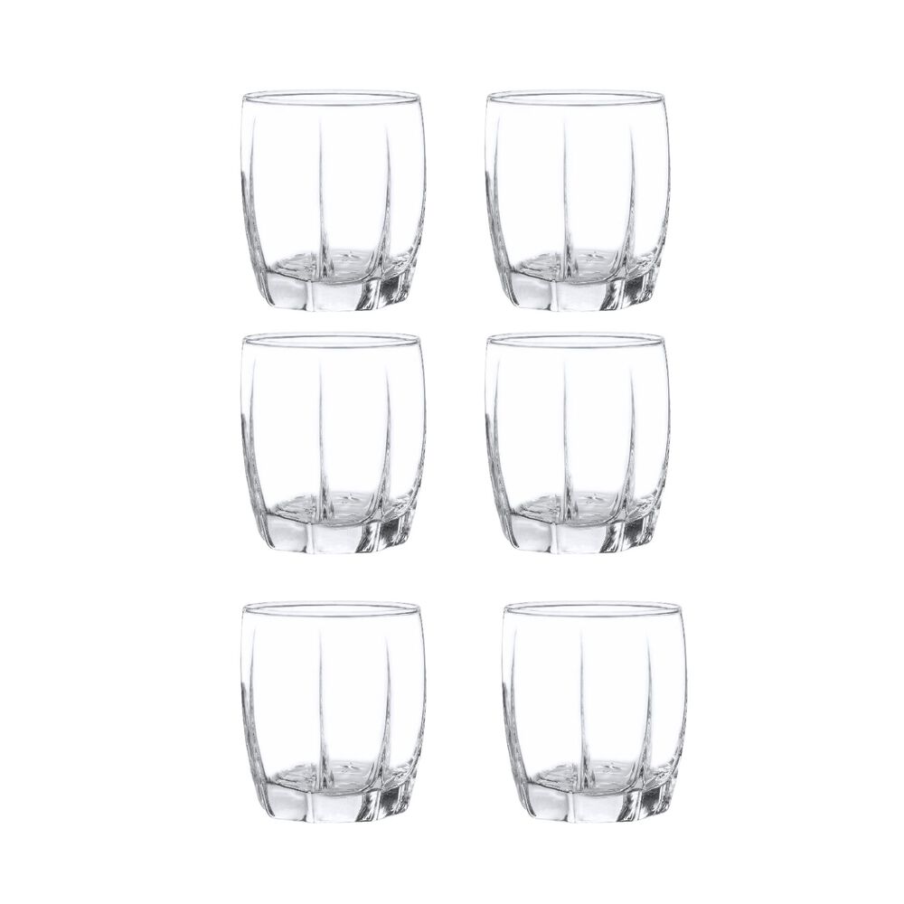Display 6 Vasos Bajos Amadeus Rocks 353cc Tragos Jugos Cristar image number 3.0