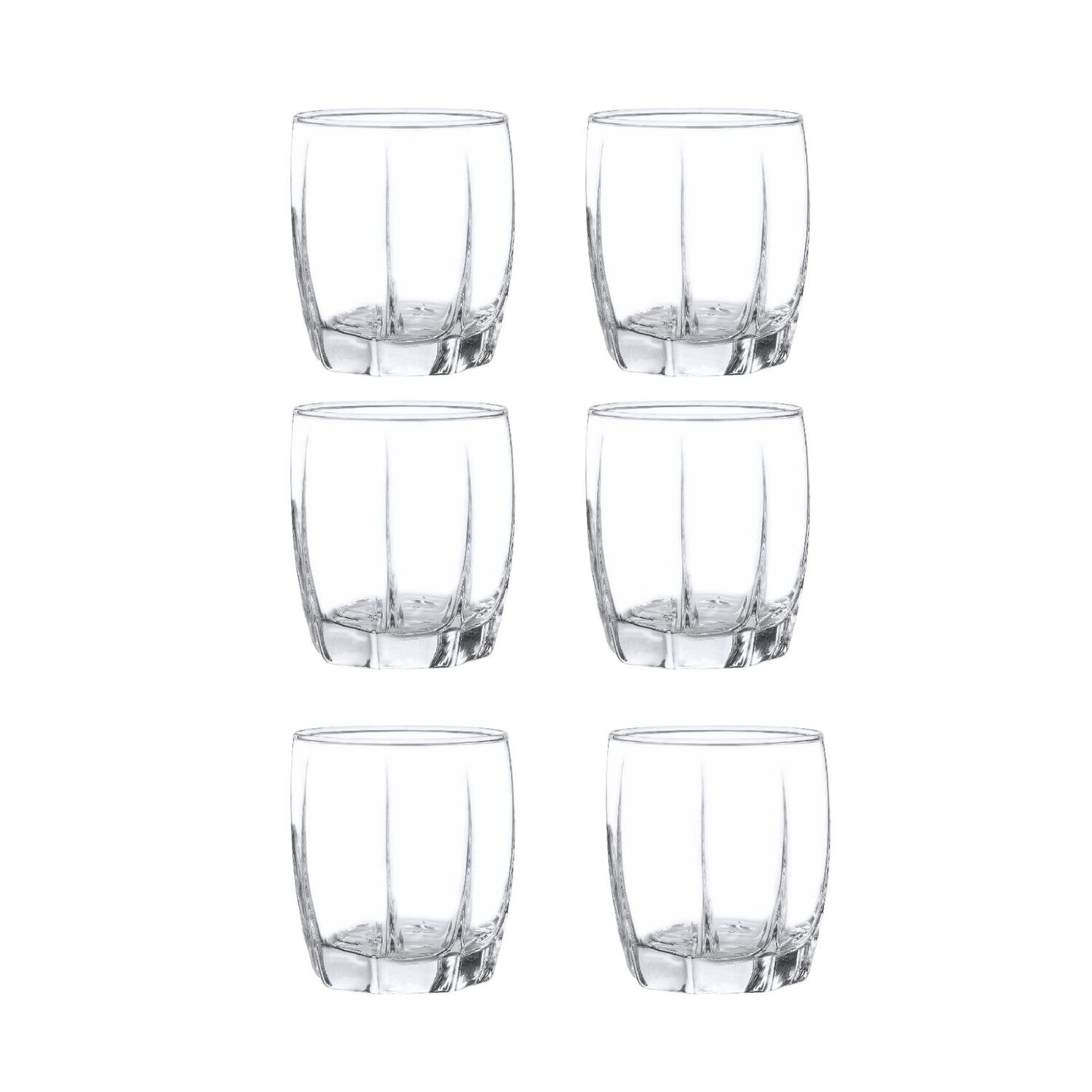 Display 6 Vasos Bajos Amadeus Rocks 353cc Tragos Jugos Cristar image number 3.0