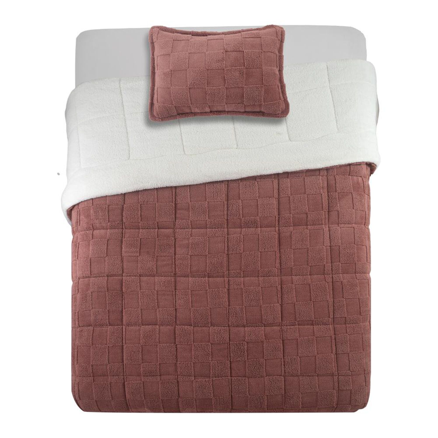 Plum&oacute;n Sherpa Azhome Jacquard / 1.5 Plazas image number 2.0