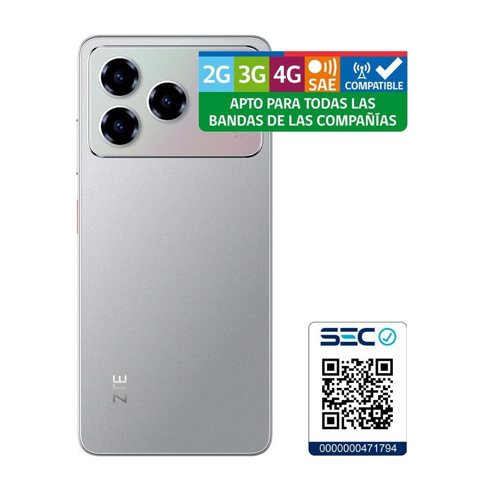Smartphone ZTE Blade A56 Pro / 128 GB / Gris / Claro image number 10.0