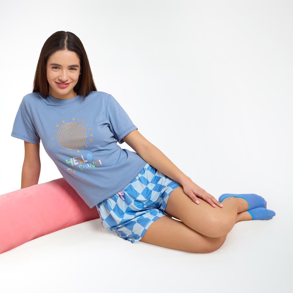 Polera De Pijama Manga Corta Mujer Freedom image number 1.0