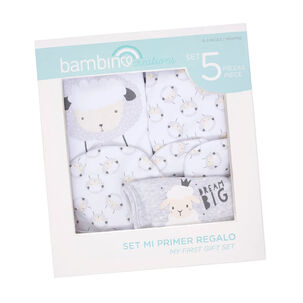 Ajuar Pack Bambino Body Panties Gorro Mit&oacute;n Beb&eacute; 0-3 Meses