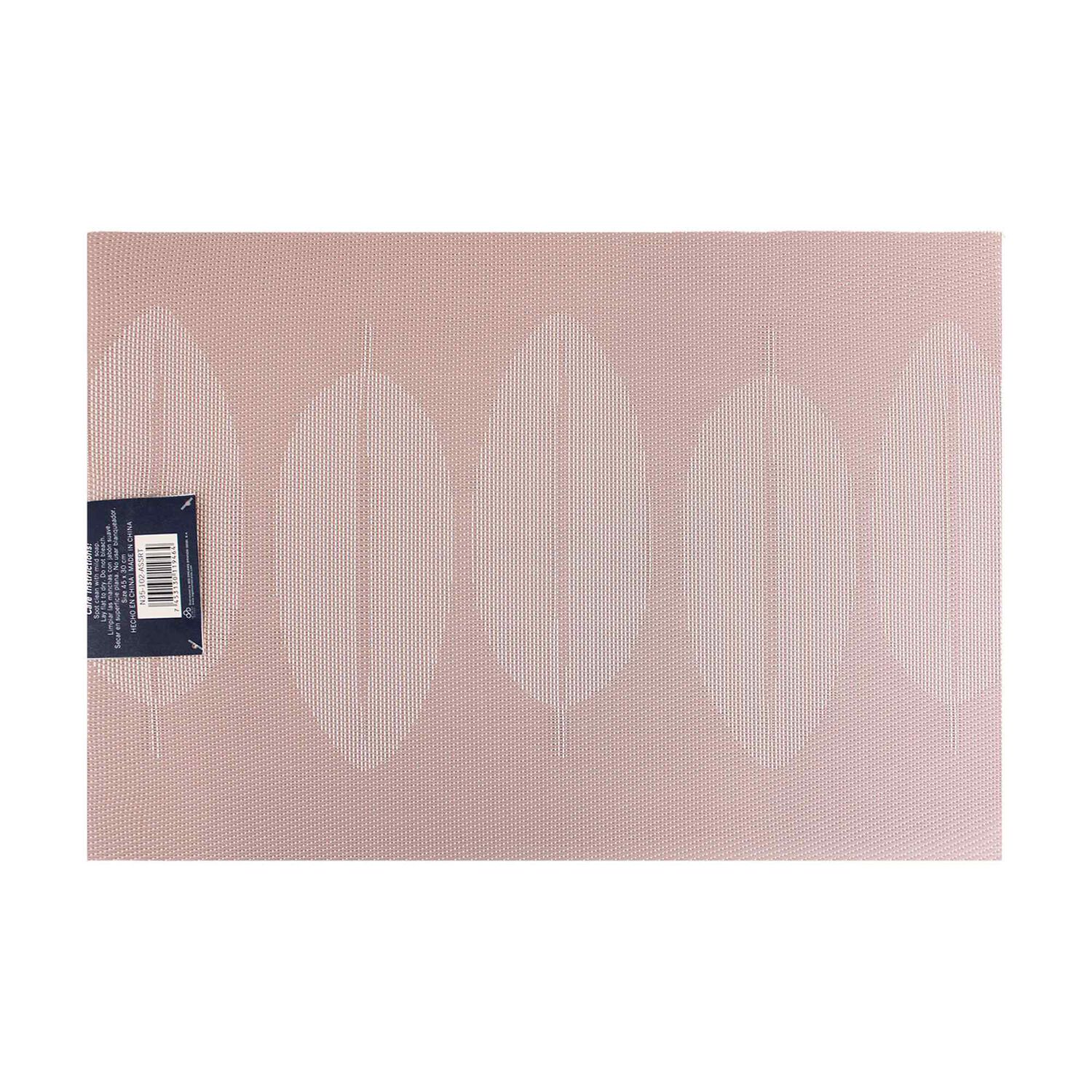 Pack 2 Individuales Nautica Home 45x30cm Reversible Hojas Rosa image number 2.0