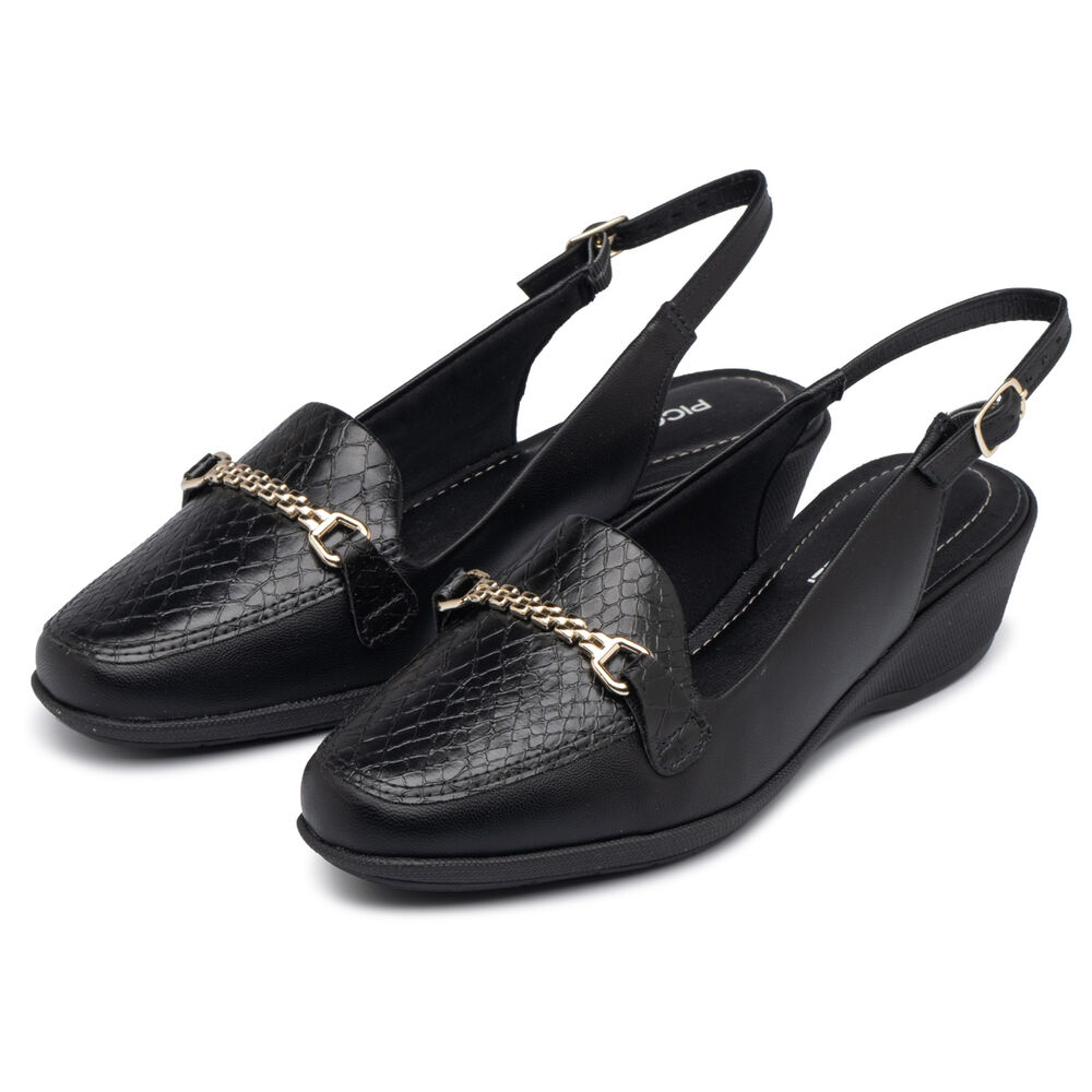 Zapato Mujer Negro/dorado Ivone Piccadilly image number 1.0