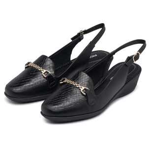 Zapato Mujer Negro/dorado Ivone Piccadilly