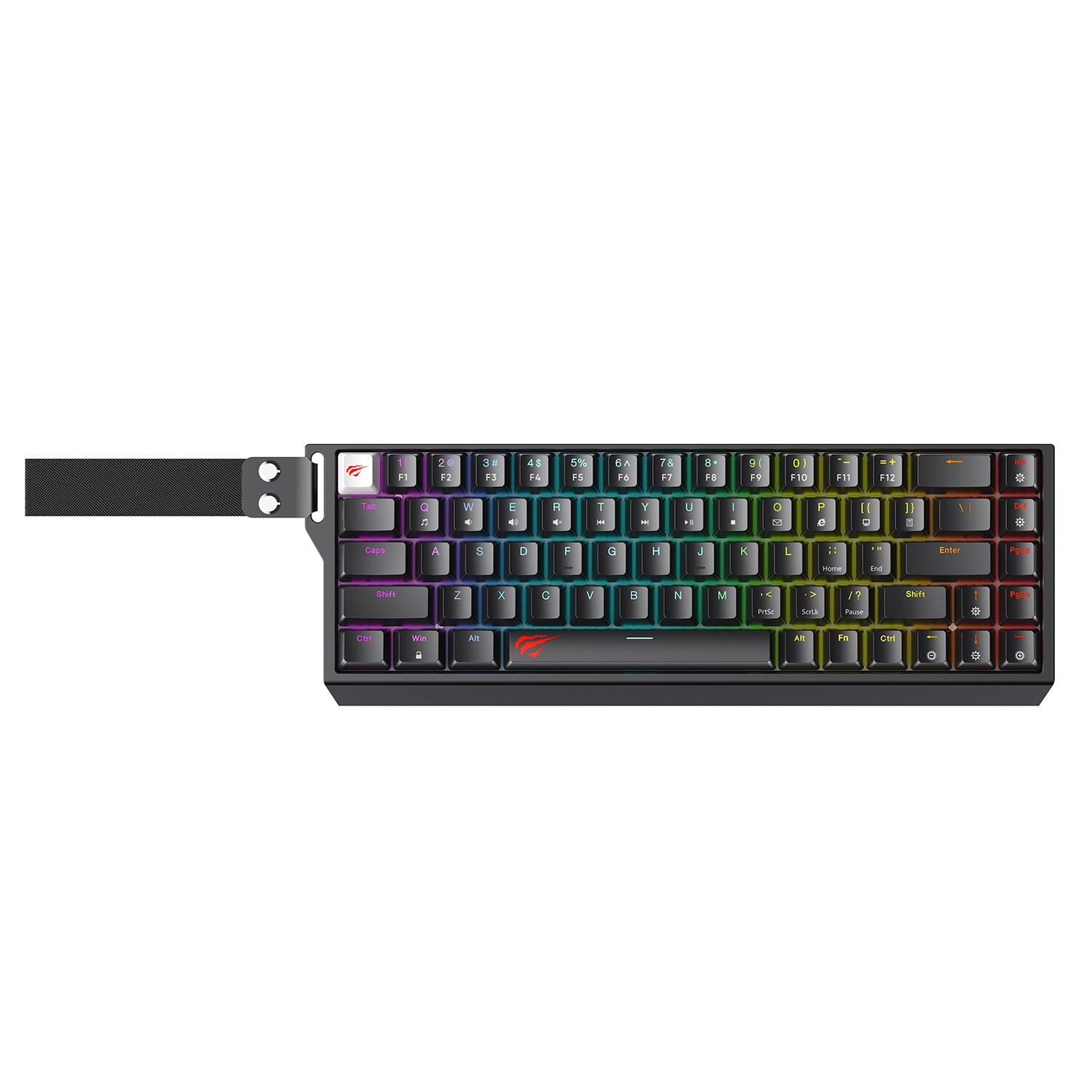 Teclado Mec&aacute;nico Gamer Compacto Rgb Kb922lb Negro Havit image number 0.0