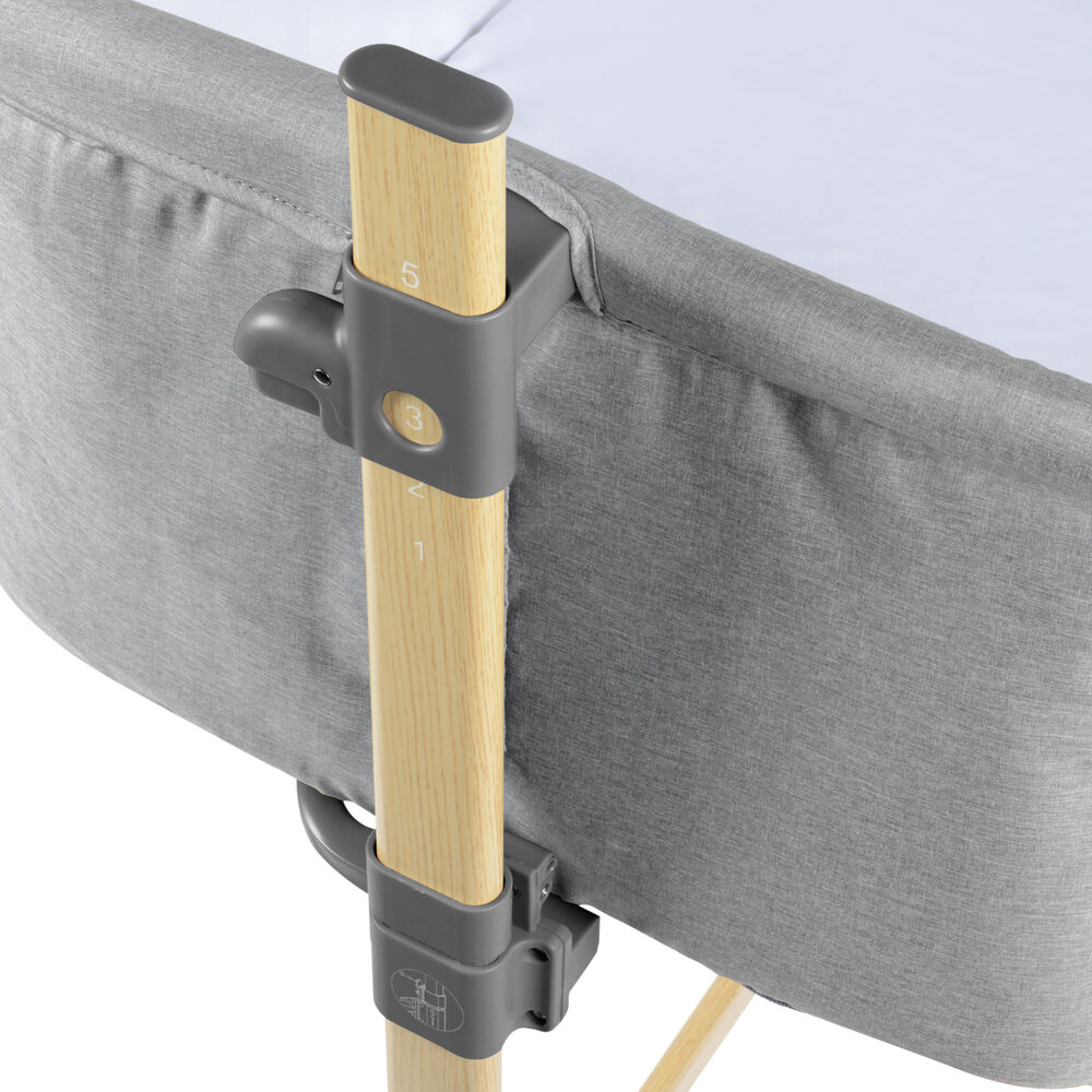 Cuna Colecho Aura Grey + Colch&oacute;n image number 8.0