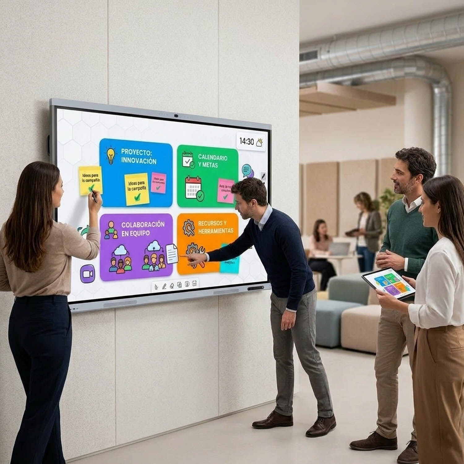 Pantalla Interactiva Tactil Aiwa 75'' Uhd 4k Android Aw-ik75 image number 4.0
