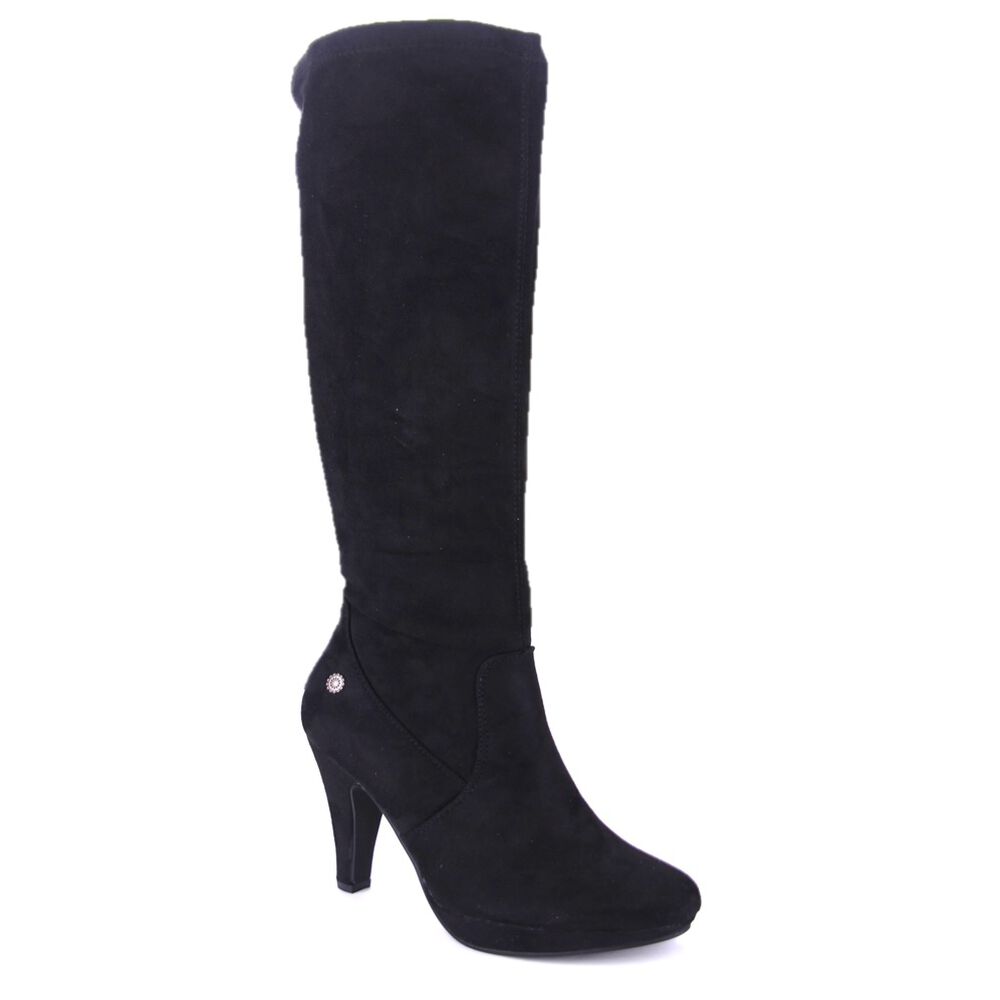 Bota Chalada Mujer Plataform-7 Negro Moda image number 0.0