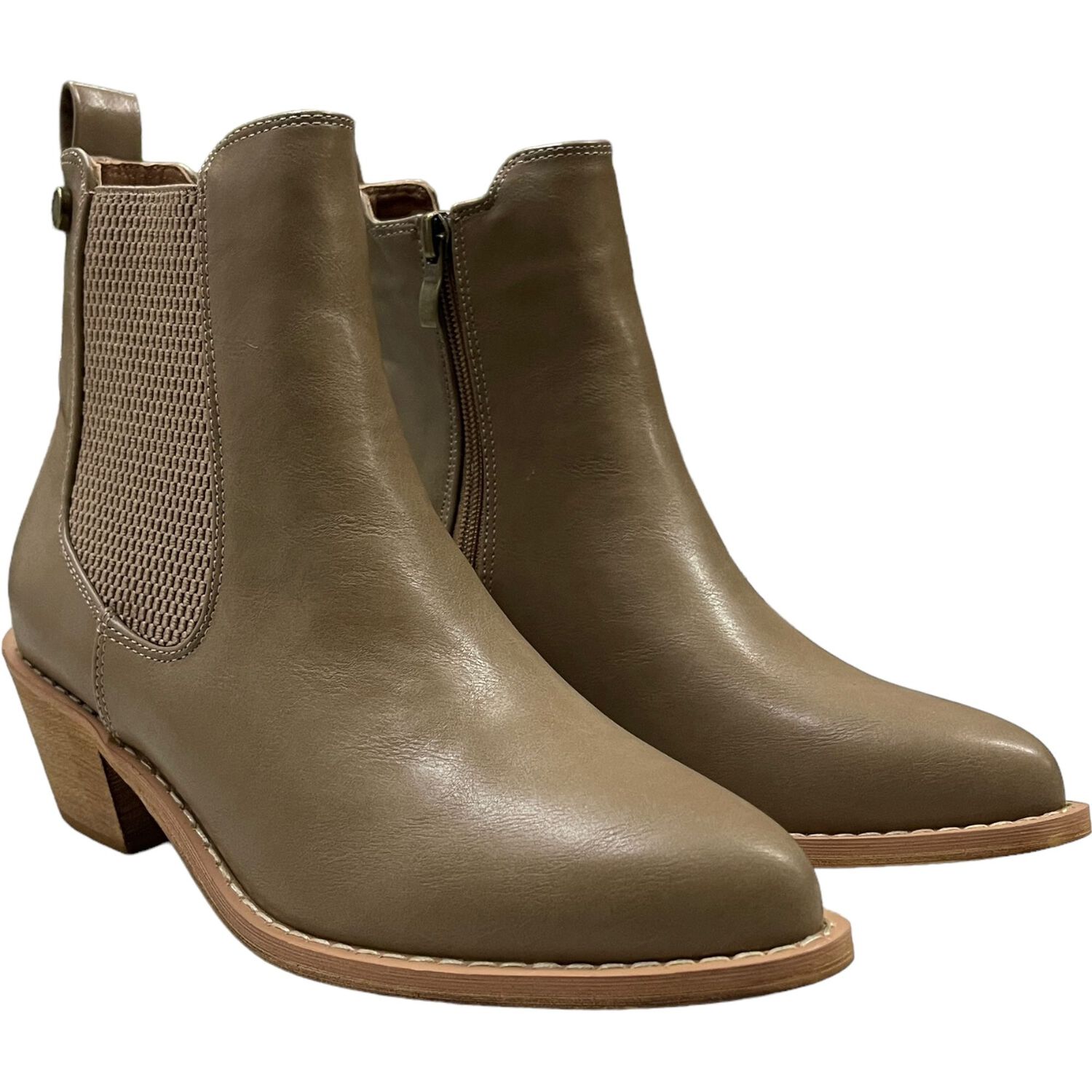Botin Mujer Caf&eacute; Lax Detogni image number 3.0