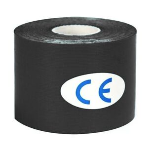 Bandas Kinesiol&oacute;gicas 5cm X 5 Metros Color Negro 500cm