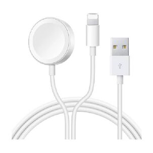 Cargador De Celular Inalambrico 2 En 1 Usb Magnetico Y Compatible Iphone Y Iwatch Carga Rapida 3a 30w Smartphone Android Para Iphone