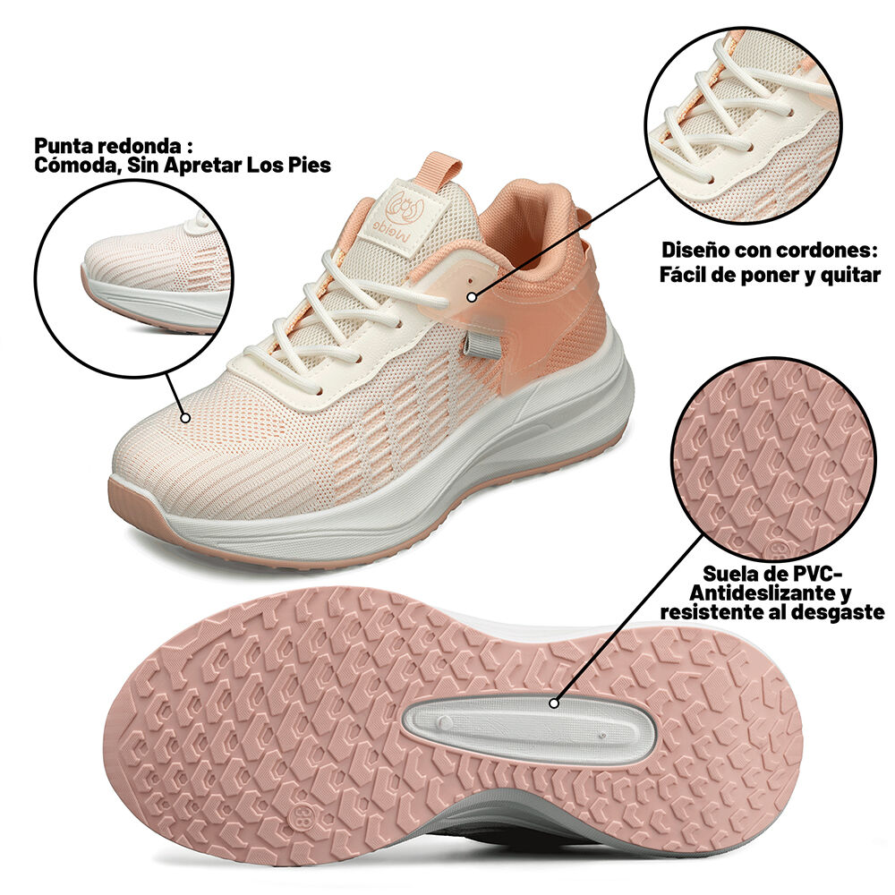 Zapatilla Urbana Deportiva Soft Malla Mujer Weide Xjh66 image number 7.0