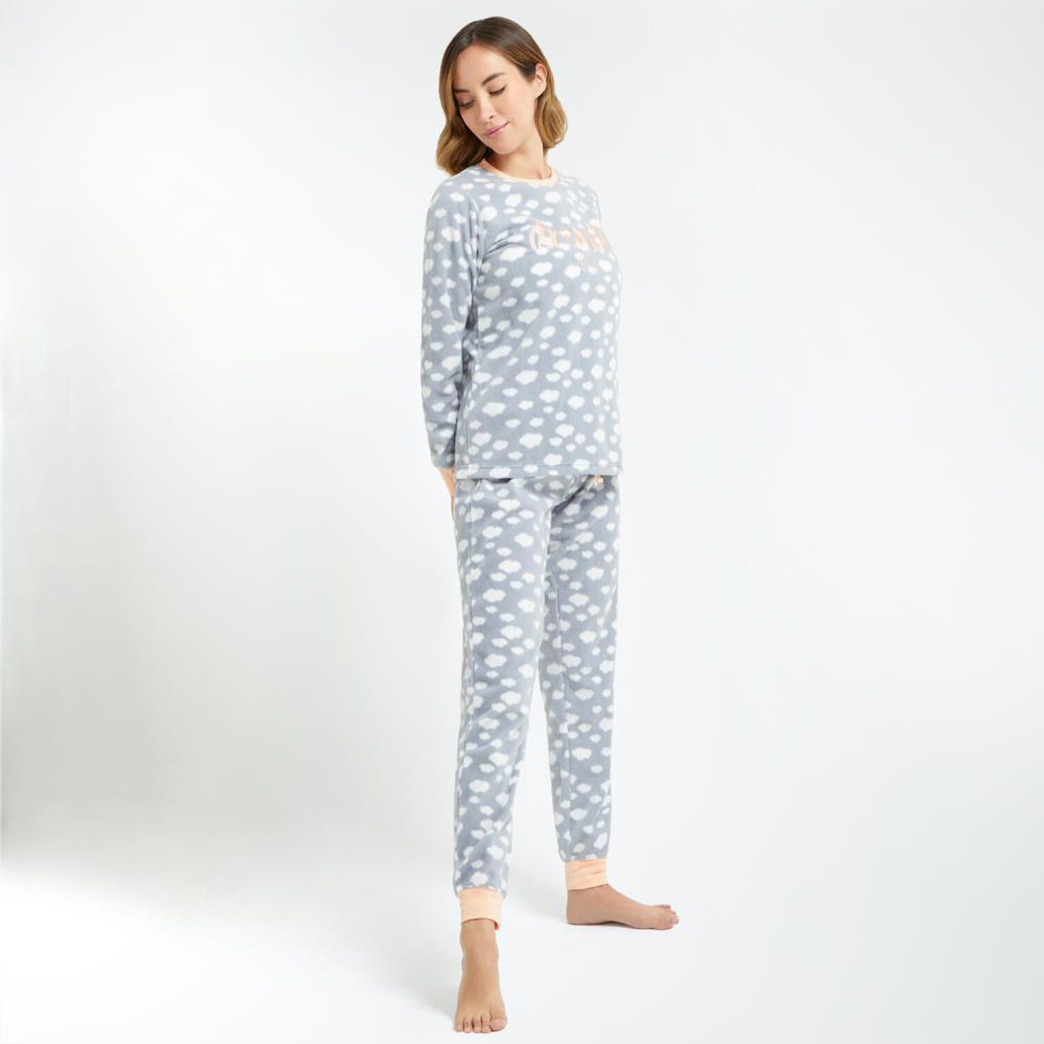 Pijama Manga Larga Mujer Geeps Secret / 2 Piezas image number 2.0