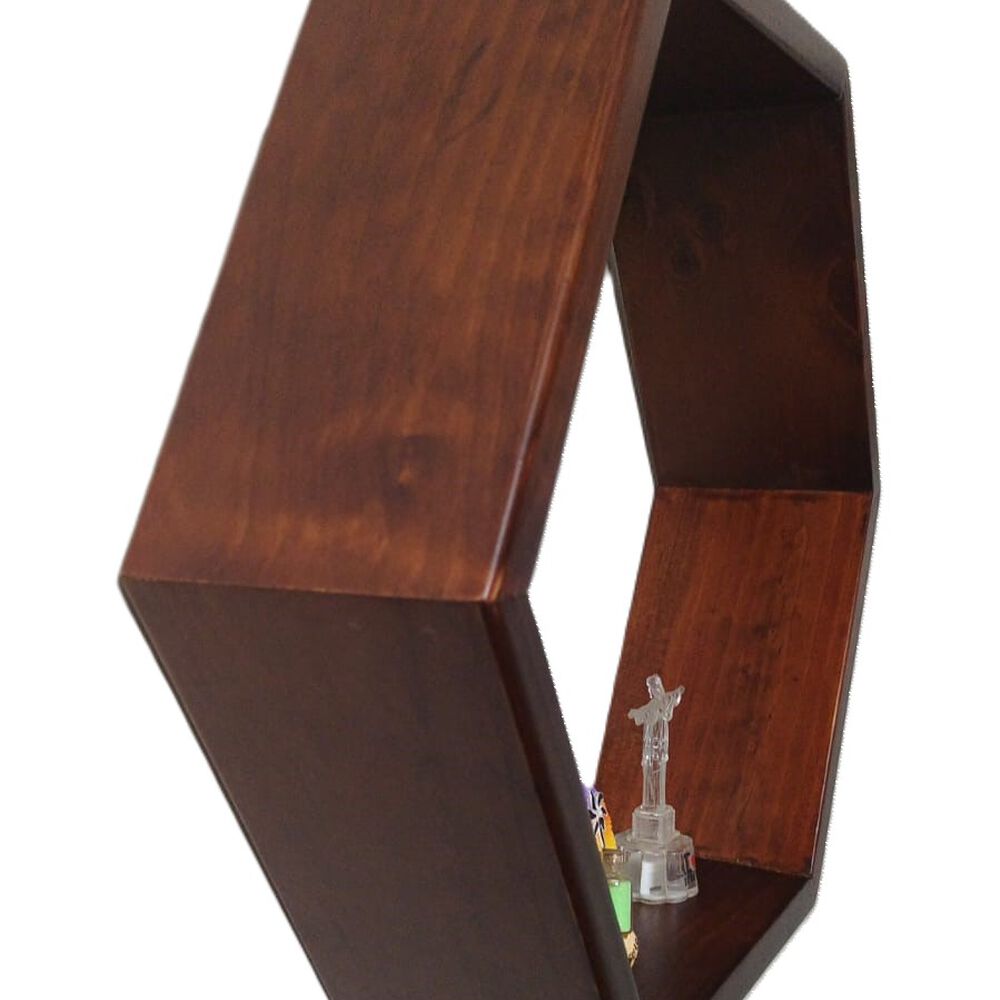 Repisa Hexagonal Xl Color Chocolate image number 4.0