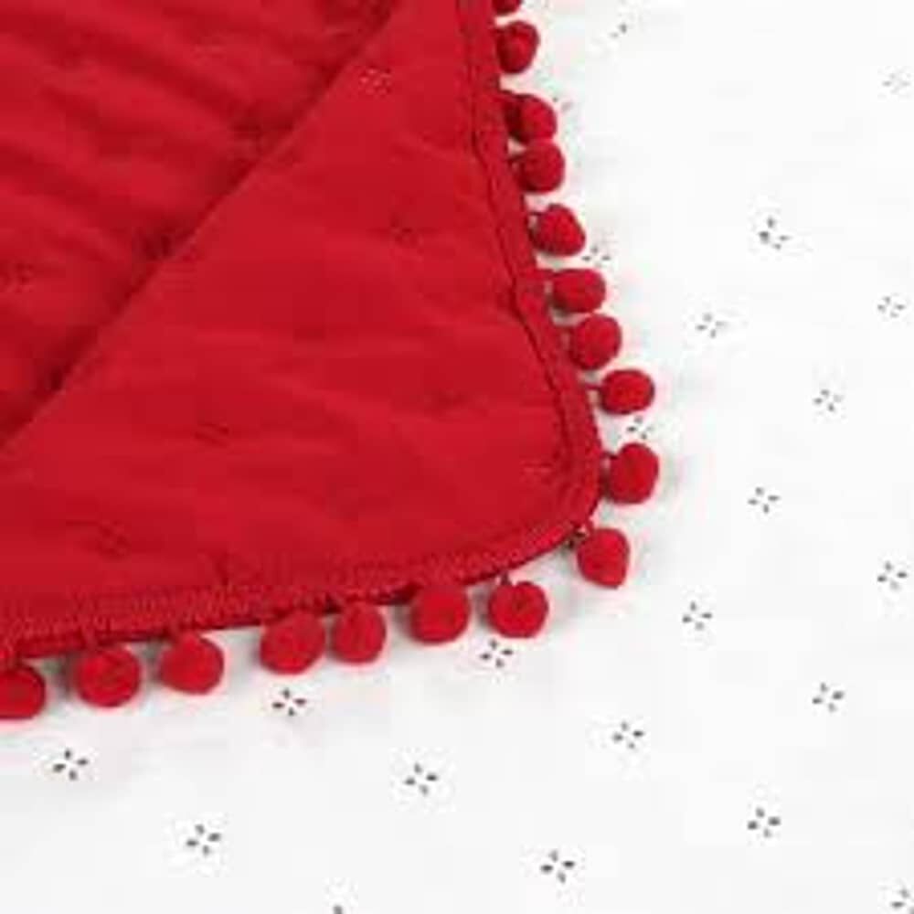 Cubrecamas Algod&oacute;n Con Pom Pom - 2 Plazas image number 2.0