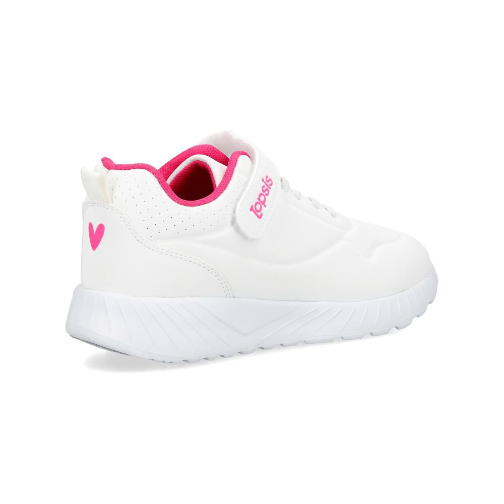 Zapatilla Infantil Niña Topsis White image number 3.0