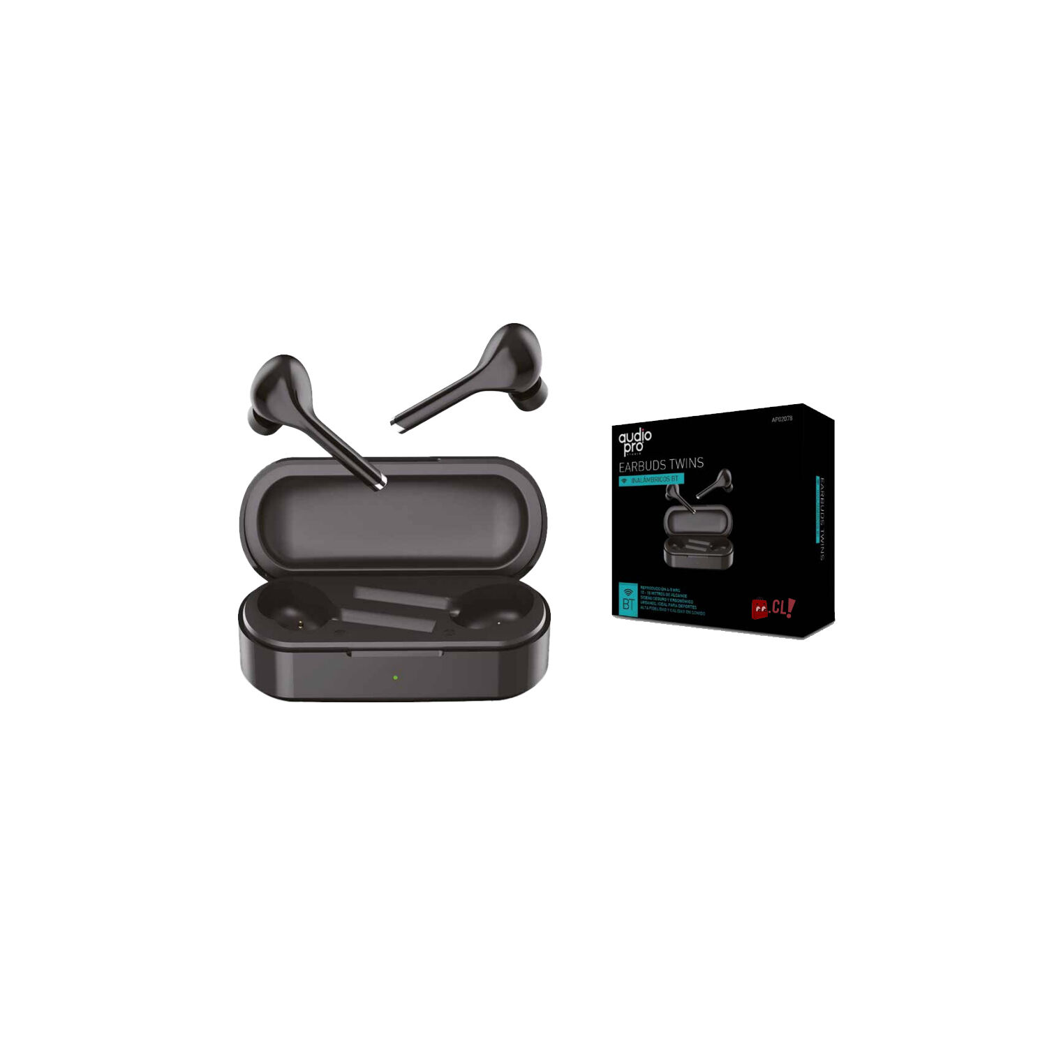 Aud&iacute;fonos Twins Bluetooth Sin Cable Con Manos Libres - Ps image number 1.0