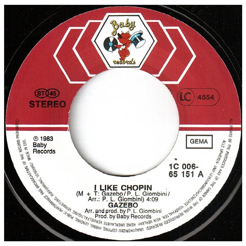 Gazebo - I Like Chopin | 7'' Single Vinilo Usado image number 2.0