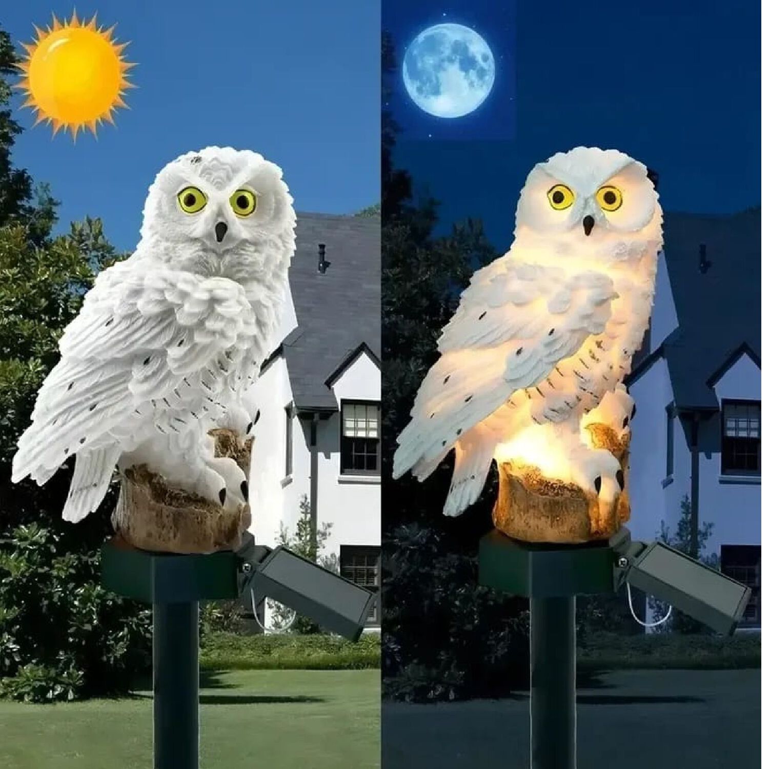 L&aacute;mpara Solar Led De B&uacute;ho Para Jard&iacute;n Y C&eacute;sped. image number 2.0
