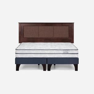 Cama Europea Rosen Autonomy Sky / 2 Plazas / Base Dividida + Respaldo Rachel