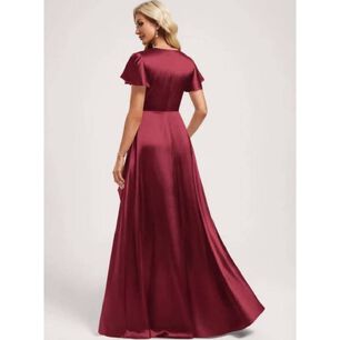 Vestido Maxi Largo Satin - Yocelyn