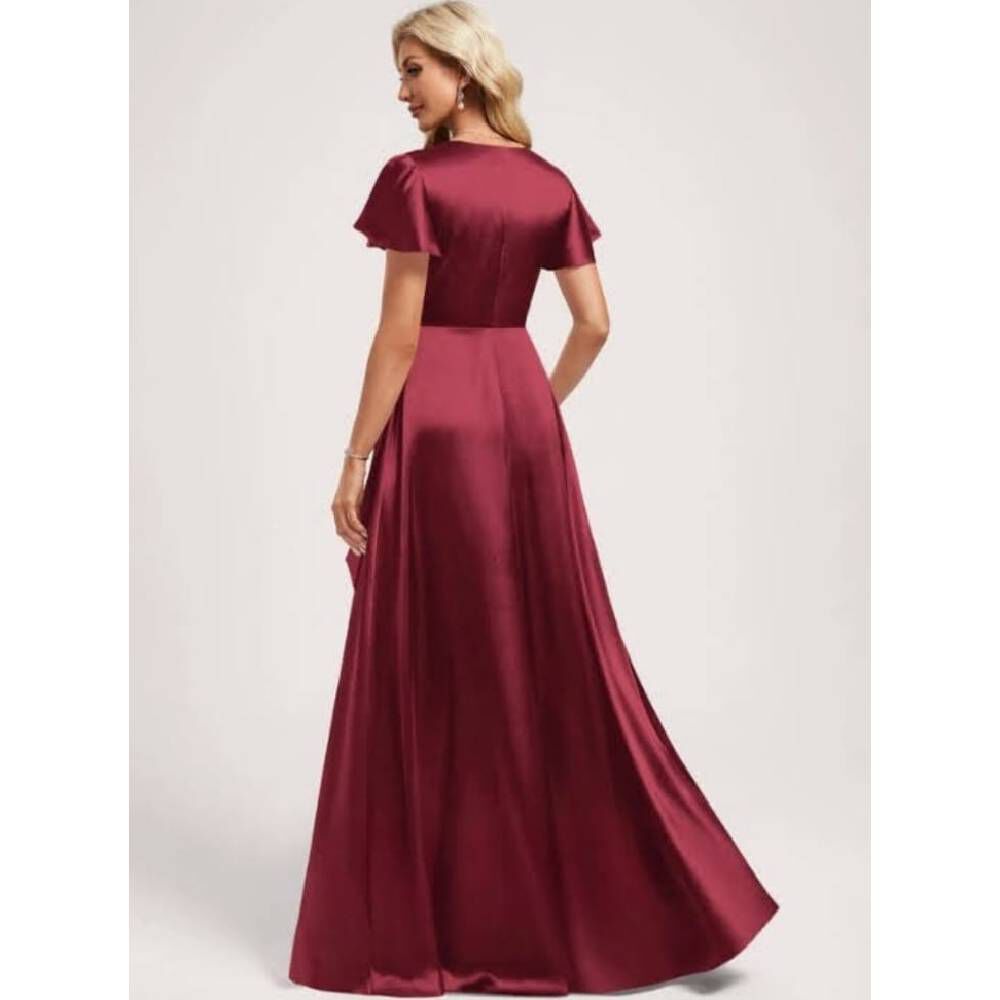 Vestido Maxi Largo Satin - Yocelyn image number 1.0