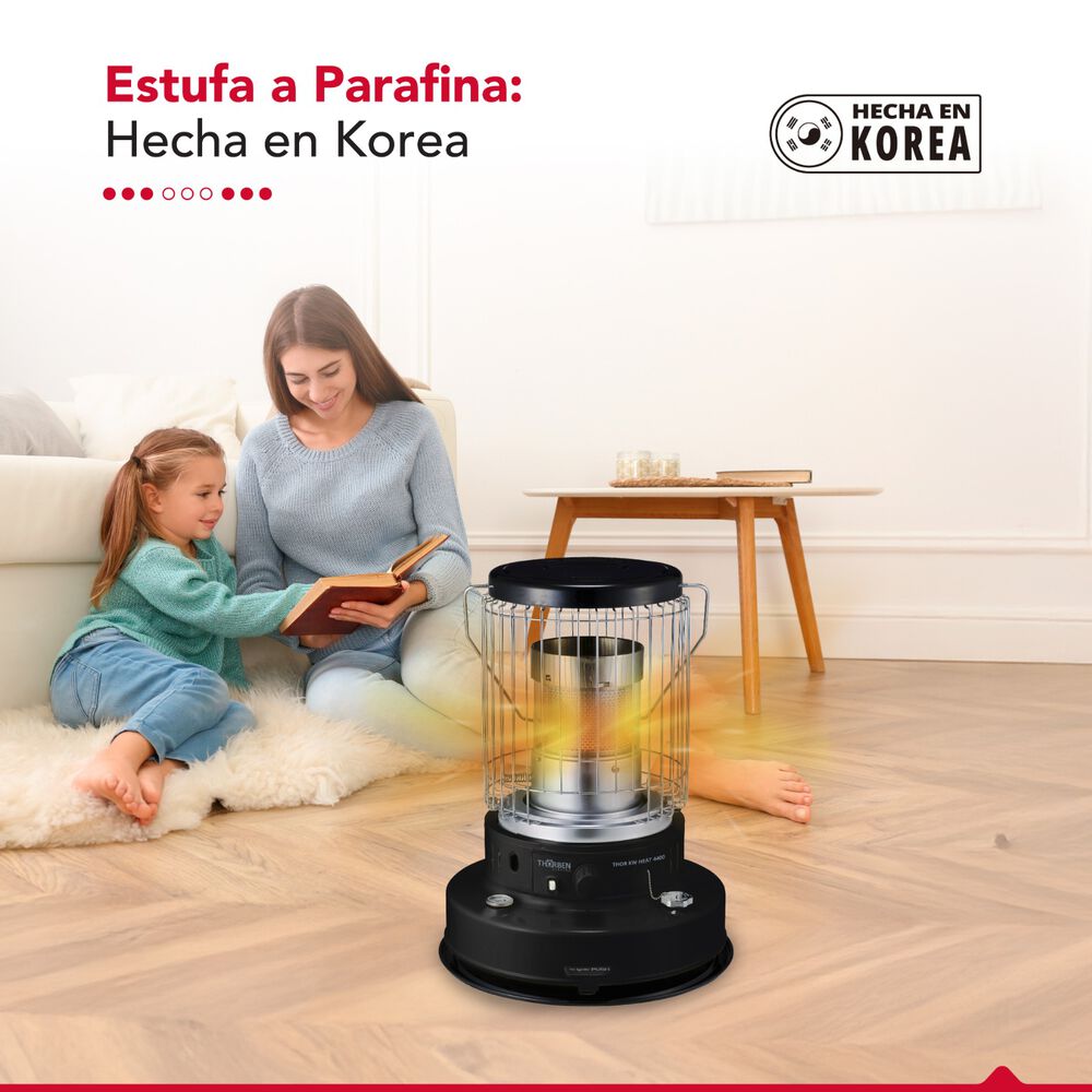 Estufa Parafina Mecha 7,2 Litros 4.9kw Thor Kw Heat 4400 image number 3.0