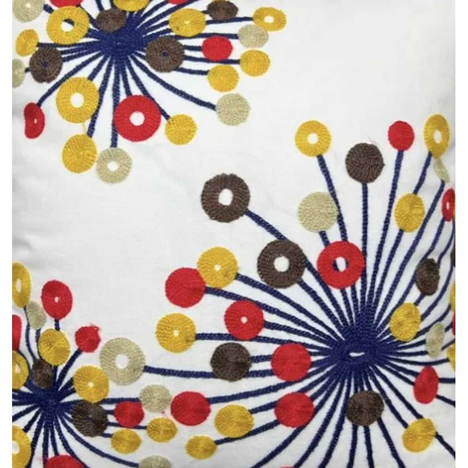 Funda De Coj&iacute;n Dise&ntilde;o Lino Tejida Con Flecos 45x45cm image number 2.0