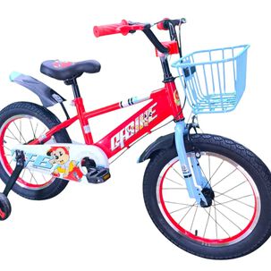 Bicicleta Aro 16 Infantil Cfbike Rojo/celeste