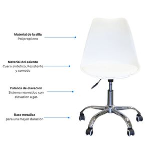 Silla De Oficina Ergon&oacute;mica Shanghai Altura Ajustable