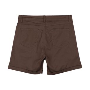 Bermuda B&aacute;sico Liso Tiro Medio Regular Mujer Geeps