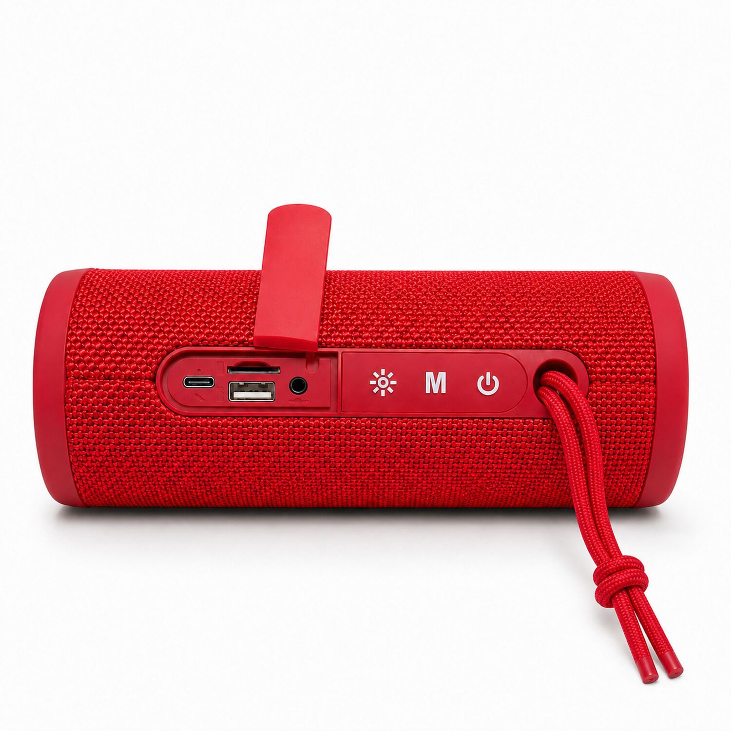 Parlante Port&aacute;til Bluetooth Tws Iluminaci&oacute;n Rgb 10w Rojo 12hrs image number 4.0