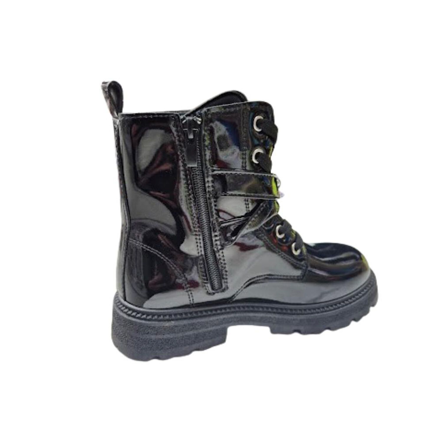 Bota De Invierno Charol Ni&ntilde;a Negro image number 1.0