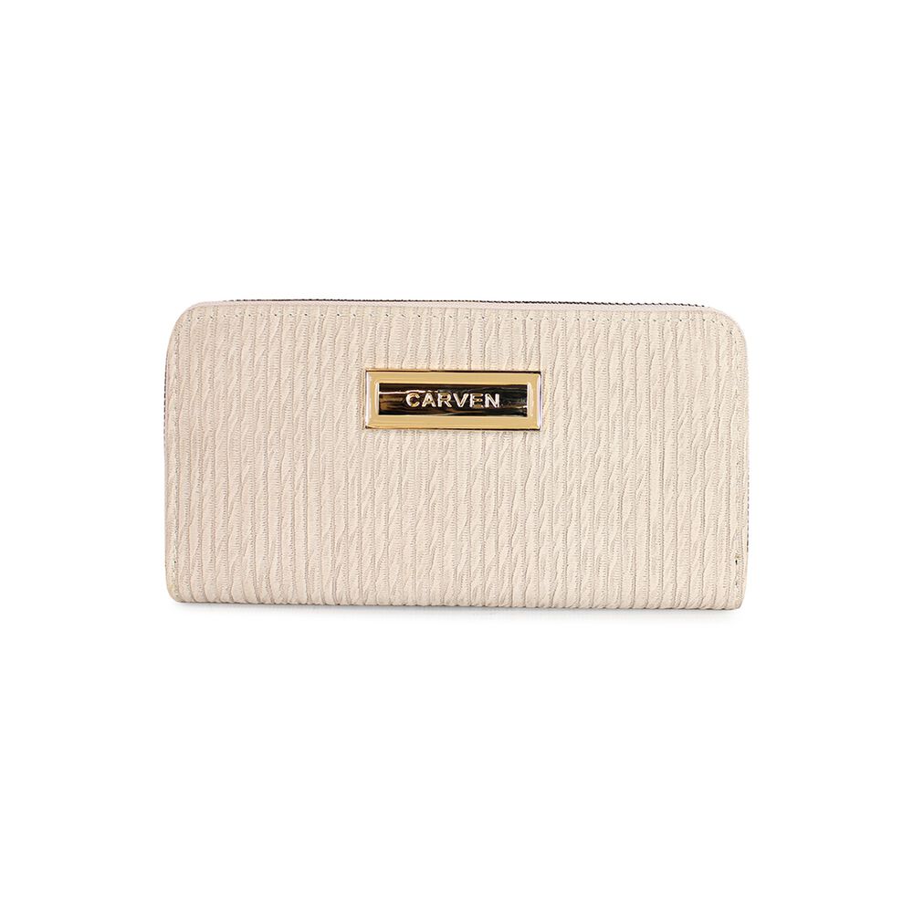 Billetera Mujer Abby Beige Carven image number 0.0