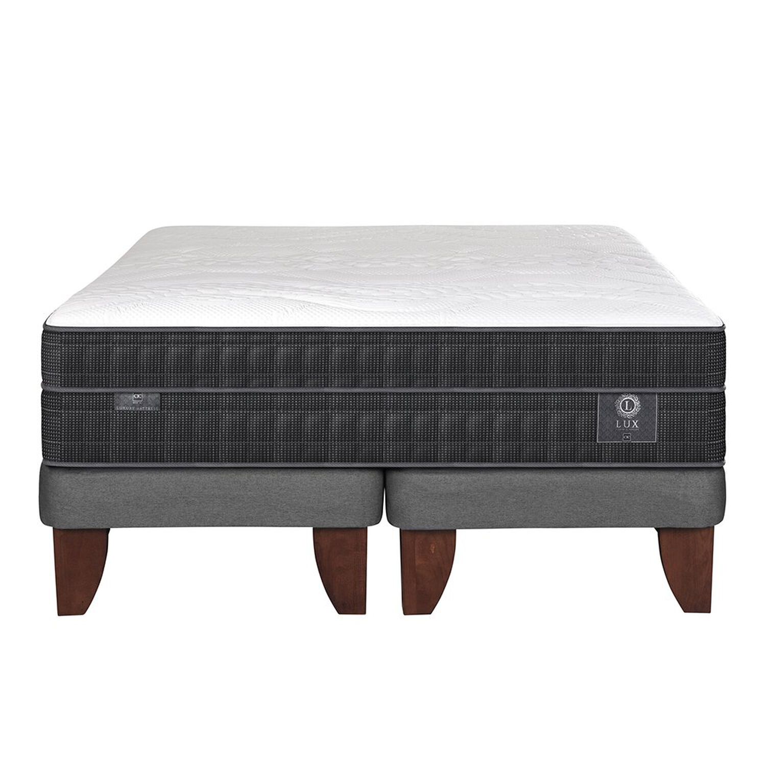 Cama Europea Cic Lux / 2 Plazas / Base Dividida image number 1.0