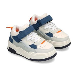 Zapatilla Infantil Ni&ntilde;o Topsis White