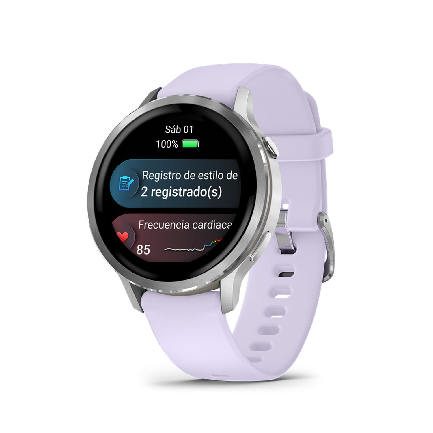 Smartwatch Venu 4 (41mm) Gray Silver Periwinkle Garmin image number 3.0