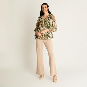 Polera Manga Larga Cuello V Mujer Lorenzo Di Pontti