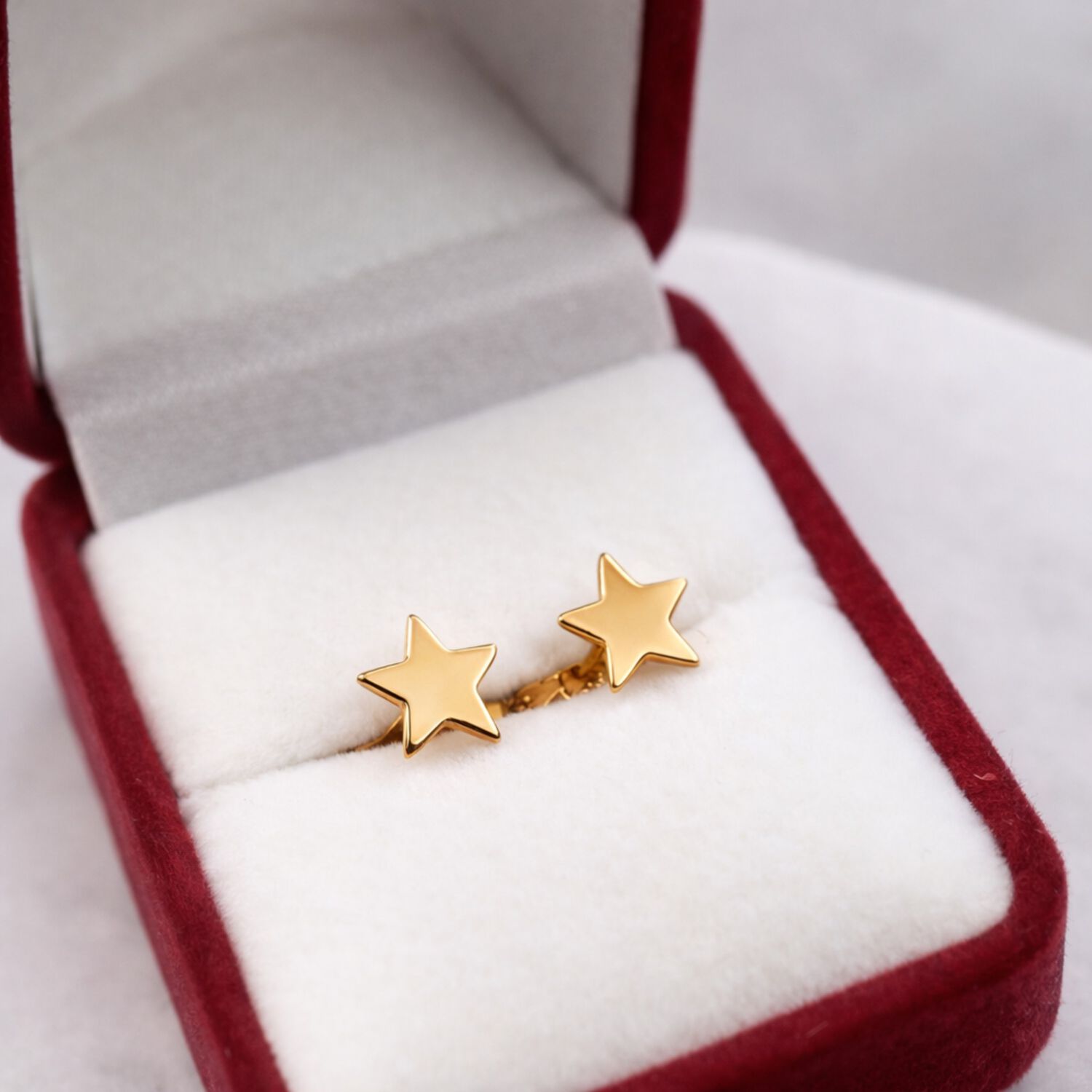 Aros Estrella 5mm Oro 18k Nacional Atornillado 0.80 Gr. Mujer Ni&ntilde;a Hipoalerg&eacute;nicos image number 3.0