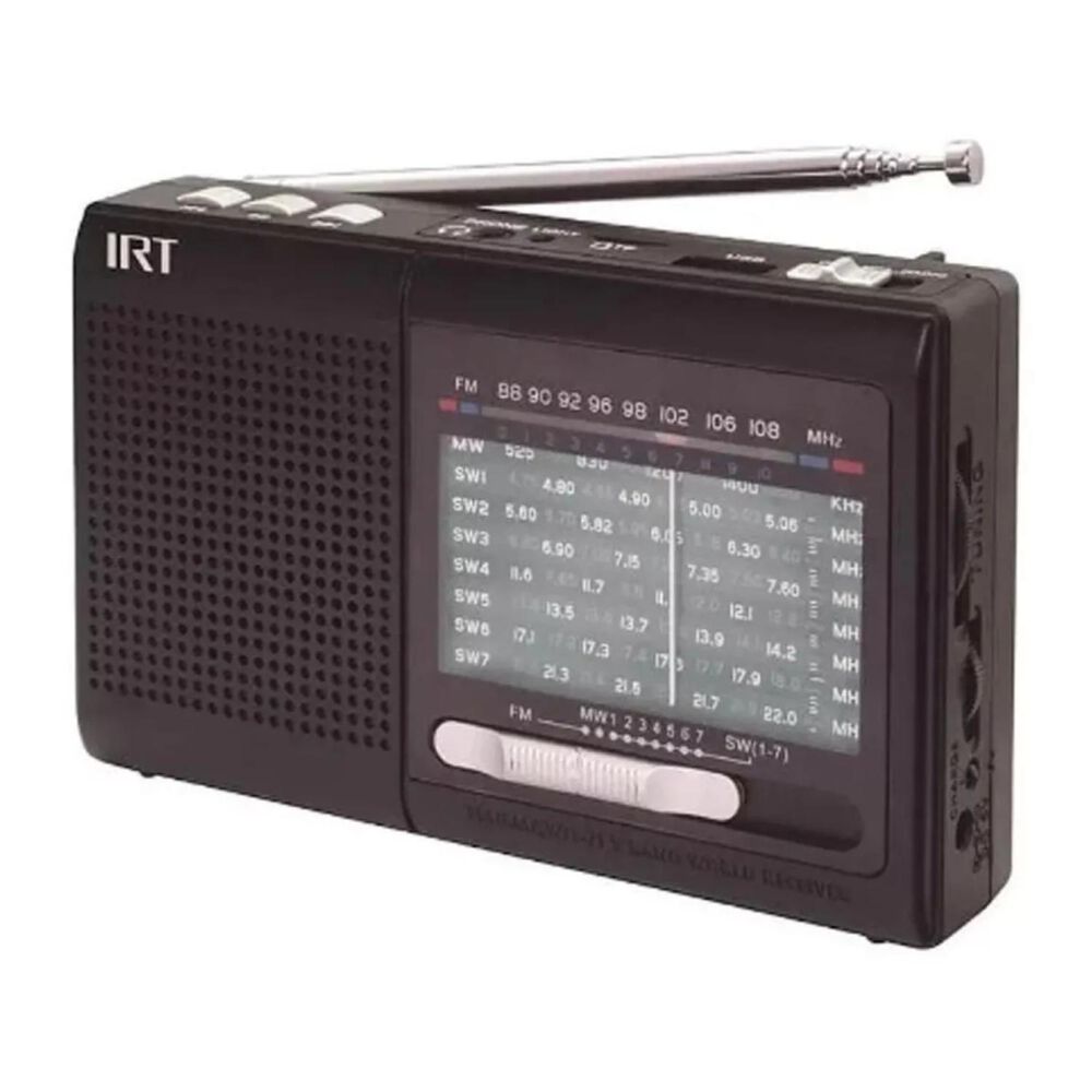 Radio Portatil 9 Bandas Fm Am Sw Usb Negro image number 0.0